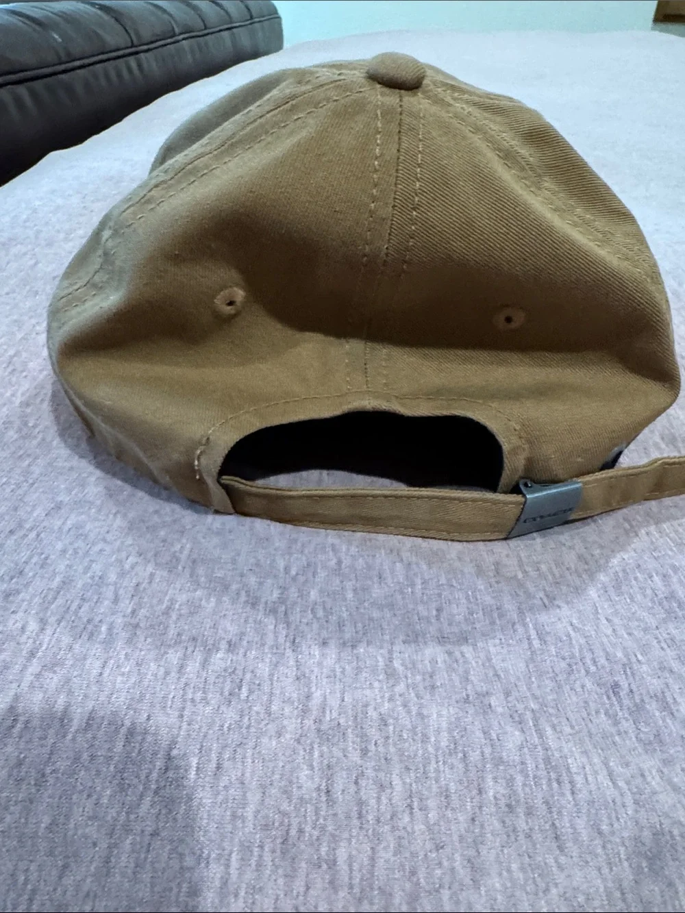 Coach women’s beige  Baseball Cap with Embroidered Logo